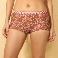 Women's Geo Print Reversible Low-Rise Cheeky Boyshort Bikini Bottom - Wild Fable™ Brown -Thredup Fashion Shop GUEST b77b6835 fce3 477c 947b 6387849d45f3