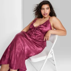 Women's Satin Slip Maxi Dress - Wild Fable™ -Thredup Fashion Shop GUEST bacf4dd9 30c7 49e7 b58d a223e26c8e51