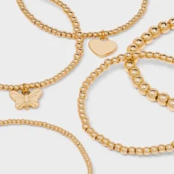 Butterfly And Heart Charm Stretch Bracelet Set 5pc - Wild Fable™ Gold 8 Butterfly And Heart Charm Stretch Bracelet Set 5pc - Wild Fable™ Gold -Thredup Fashion Shop GUEST bb62e9ad fe76 4b5b be0b 50b32d4060e4