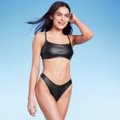 Women's Faux Leather High Leg Extra Cheeky Bikini Bottom - Wild Fable™ Black 11 Women's Faux Leather High Leg Extra Cheeky Bikini Bottom - Wild Fable™ Black -Thredup Fashion Shop GUEST bcad3900 399f 4aac 9dd4 3ade3b154007