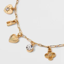 Mixed Charm Necklace - Wild Fable™ Gold 7 Mixed Charm Necklace - Wild Fable™ Gold -Thredup Fashion Shop GUEST bcb9878e 4c52 486d 944a 69252463a5f1