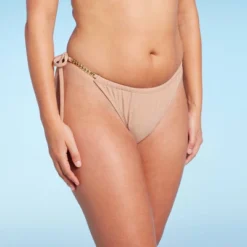 Women's Chain Detail Side-Tie Adjustable Coverage Bikini Bottom - Wild Fable™ Brown -Thredup Fashion Shop GUEST bd183825 160d 4020 9a34 258462e54e57