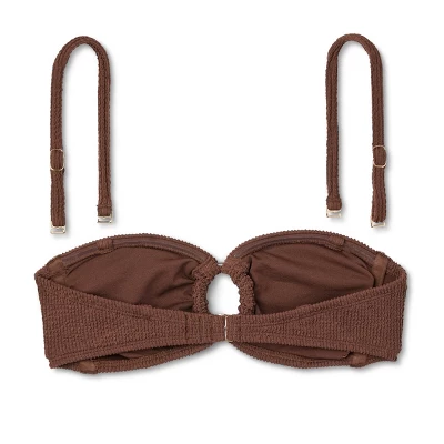 Women's Pucker Textured Bandeau Bikini Top - Wild Fable™ 8 Women's Pucker Textured Bandeau Bikini Top - Wild Fable™ - Image 6