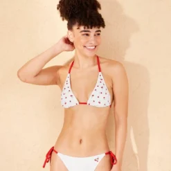 Women's Embroidered Cherry Tall Triangle Bikini Top - Wild Fable™ White/Red -Thredup Fashion Shop GUEST be3c514a e1ef 4a17 9fc6 b66bc529ece0