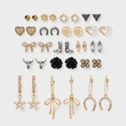 Western Earring Set 18pc - Wild Fable™ Gold/Silver -Thredup Fashion Shop GUEST c089158e fae8 42d6 a10c 27808c2ffbec