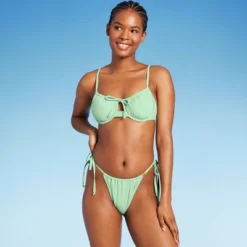 Women's Side-Tie Low-Rise High Leg Adjustable Lurex Bikini Bottom - Wild Fable™ 8 Women's Side-Tie Low-Rise High Leg Adjustable Lurex Bikini Bottom - Wild Fable™ -Thredup Fashion Shop GUEST c1ab868d 1944 4600 9d0d 3573b7cf8622