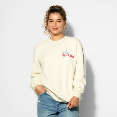 Women's Oversized Graphic Pullover Sweatshirt - Wild Fable™ 3 Women's Oversized Graphic Pullover Sweatshirt - Wild Fable™