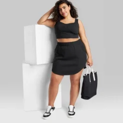 Women's Fleece Mini Skirt - Wild Fable™ -Thredup Fashion Shop GUEST c1da7a62 7d9b 41b0 bb52 7893b88568f4