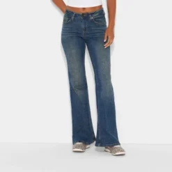 Women's Mid-Rise Flare Jeans - Wild Fable™