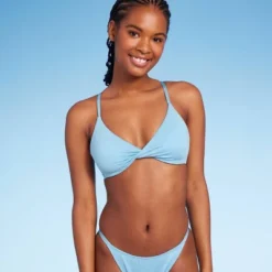 Women's Twist-Front Bralette Bikini Top - Wild Fable™ Blue Lurex 12 Women's Twist-Front Bralette Bikini Top - Wild Fable™ Blue Lurex -Thredup Fashion Shop GUEST c39d17c0 f02d 47fa 9433 3a1b49b558d8