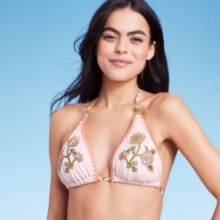 Women's Embroidered Detail Triangle Bikini Top - Wild Fable™ Multi Floral Print 10 Women's Embroidered Detail Triangle Bikini Top - Wild Fable™ Multi Floral Print -Thredup Fashion Shop GUEST c3a4bf9b c31f 4809 9eee 99bb738ed89f