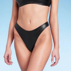 Women's Faux Leather High Leg Extra Cheeky Bikini Bottom - Wild Fable™ Black 10 Women's Faux Leather High Leg Extra Cheeky Bikini Bottom - Wild Fable™ Black -Thredup Fashion Shop GUEST c3e1ac82 0d5e 4f37 949c 66d5a821ffa4