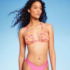 Women's Space Dye Crochete Triangle Bikini Top - Wild Fable™ Orange/Magenta 15 Women's Space Dye Crochete Triangle Bikini Top - Wild Fable™ Orange/Magenta -Thredup Fashion Shop GUEST c593c657 1607 4e0e bb41 5b336b5f14fb