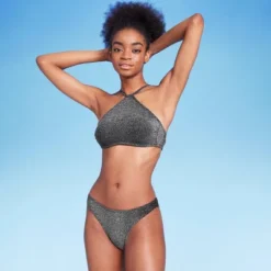 Women's High Leg Cheeky Bikini Bottom - Wild Fable™ Black Lurex 11 Women's High Leg Cheeky Bikini Bottom - Wild Fable™ Black Lurex -Thredup Fashion Shop GUEST c771e1f5 0454 410e 94e4 d03c5b0f8f7a