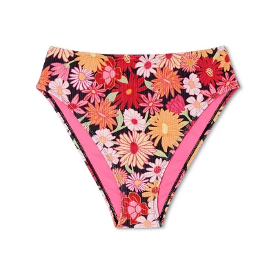 Women's Ribbed High Waist High Leg Cheeky Bikini Bottom - Wild Fable™ 7 Women's Ribbed High Waist High Leg Cheeky Bikini Bottom - Wild Fable™ - Image 5