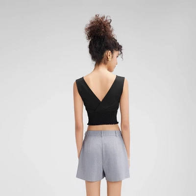 Women's Textured Cropped Top - Wild Fable™ 6 Women's Textured Cropped Top - Wild Fable™ - Image 4