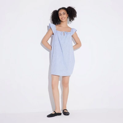 Women's Game Day Flutter Cap Sleeve Mini Dress - Wild Fable™ 5 Women's Game Day Flutter Cap Sleeve Mini Dress - Wild Fable™ - Image 3