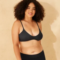 Women's Ribbed Textured Low Coverage Bralette Bikini Top - Wild Fable™ -Thredup Fashion Shop GUEST d543da0e 08a1 4a29 8278 d363ad0586ff