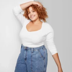 Women's Long Sleeve Sweetheart Neck Seamless Shirt - Wild Fable™ 13 Women's Long Sleeve Sweetheart Neck Seamless Shirt - Wild Fable™ -Thredup Fashion Shop GUEST d5841338 f6ad 40ab b94e d1c5f30a2f50