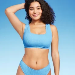 Women's Pucker Square Neck Wide Strap Bralette Bikini Top - Wild Fable™ -Thredup Fashion Shop GUEST de56784e 48e5 483d 8e4d cc3c1964be89