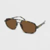 Tortoise Print Aviator Sunglasses - Wild Fable™ Brown -Thredup Fashion Shop GUEST e030d4af 735b 429e bb98 6c332b8cae1b