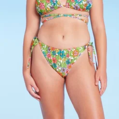 Women's Side-Tie Adjustable Coverage Ultra High Leg Bikini Bottom - Wild Fable™ Floral Print 12 Women's Side-Tie Adjustable Coverage Ultra High Leg Bikini Bottom - Wild Fable™ Floral Print -Thredup Fashion Shop GUEST e04384c0 e594 48b3 894c 1ec89f21a3cd