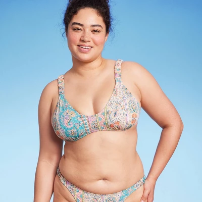 Women's Scrunchie Strap Detail Bralette Bikini Top - Wild Fable™ 5 Women's Scrunchie Strap Detail Bralette Bikini Top - Wild Fable™ - Image 3