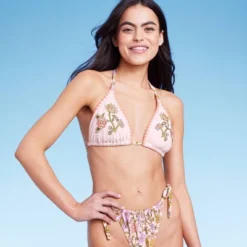 Women's Embroidered Detail Triangle Bikini Top - Wild Fable™ Multi Floral Print 15 Women's Embroidered Detail Triangle Bikini Top - Wild Fable™ Multi Floral Print -Thredup Fashion Shop GUEST e3235079 3300 4890 a039 9ae8aa539482