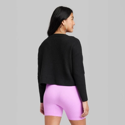 Women's Slouchy Button-Front Cardigan - Wild Fable™ 4 Women's Slouchy Button-Front Cardigan - Wild Fable™ - Image 2