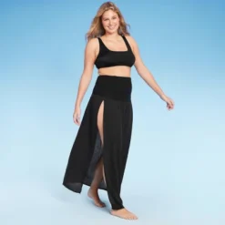 Women's Smocked High Slit Convertible Cover Up Dress - Wild Fable™ 12 Women's Smocked High Slit Convertible Cover Up Dress - Wild Fable™ -Thredup Fashion Shop GUEST e587a15d c9c8 4c0f 8b54 111aae090562