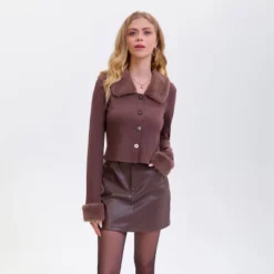 Women's Faux Fur Button-Front Sweater - Wild Fable™ Dark Brown 14 Women's Faux Fur Button-Front Sweater - Wild Fable™ Dark Brown -Thredup Fashion Shop GUEST e69310f2 bdd1 44c2 a8d0 da6a160565bc