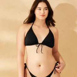 Women's Ribbed Textured Bow Front Triangle Bikini Top - Wild Fable™ -Thredup Fashion Shop GUEST e79a828b 803f 459e ae46 9cff06a0725a