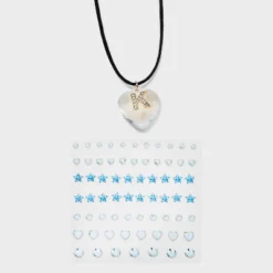 Acrylic Heart With Face Gems Pendant Necklace - Wild Fable™ Clear/Black -Thredup Fashion Shop GUEST e8acb748 90fc 43d1 8a41 c05831685ca6