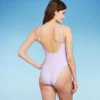 Women's Shirred Detail Underwire High Leg Extra Cheeky One Piece Swimsuit - Wild Fable™ Lilac Purple 1 Women's Shirred Detail Underwire High Leg Extra Cheeky One Piece Swimsuit - Wild Fable™ Lilac Purple -Thredup Fashion Shop GUEST e93e4407 62ee 4307 b500 6a5a9e1a59c1