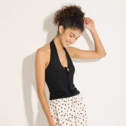 Women's Knit Tie-Front Halter Top - Wild Fable™ 7 Women's Knit Tie-Front Halter Top - Wild Fable™ -Thredup Fashion Shop GUEST eb031d3c 41cb 4c34 9c82 d88783cb4ccd