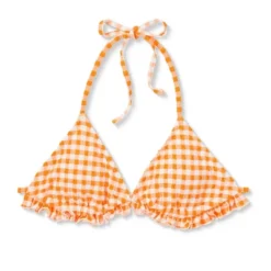 Women's Ruffle Detail Triangle Bikini Top - Wild Fable™ Orange Gingham 13 Women's Ruffle Detail Triangle Bikini Top - Wild Fable™ Orange Gingham -Thredup Fashion Shop GUEST ec6220d1 9f0f 4365 84f1 f33c7ac893dc