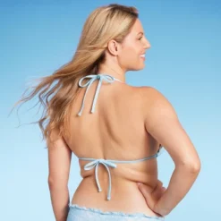 Women's Lace Detail Triangle Bikini Top - Wild Fable™ Blue -Thredup Fashion Shop GUEST ef5378b5 46a3 4daa a29b 5f09ec9fb198