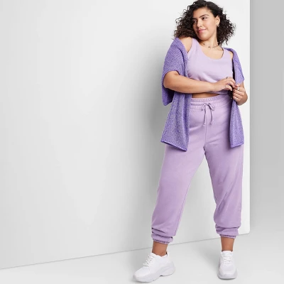 Women's High-Rise Tapered Joggers - Wild Fable™ 5 Women's High-Rise Tapered Joggers - Wild Fable™ - Image 3