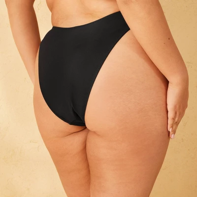 Women's Mid-Rise Ultra High Leg Super Cheeky Bikini Bottom - Wild Fable™ 6 Women's Mid-Rise Ultra High Leg Super Cheeky Bikini Bottom - Wild Fable™ - Image 4