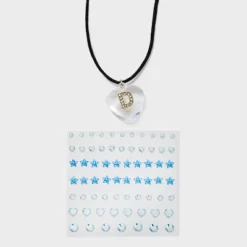 Acrylic Heart With Face Gems Pendant Necklace - Wild Fable™ Clear/Black -Thredup Fashion Shop GUEST f25f0c14 a693 4f50 b334 54ccdfe31262