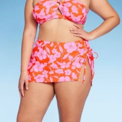 Women's Cinch Side Skirt Cover Up - Wild Fable™ Orange/Pink Tropical Print 13 Women's Cinch Side Skirt Cover Up - Wild Fable™ Orange/Pink Tropical Print -Thredup Fashion Shop GUEST f465aafc dd5d 468a a3c1 9c4b5ba2b81c