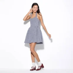 Women's Mini Dress - Wild Fable™ Navy Blue Gingham -Thredup Fashion Shop GUEST f54fcafb c2e5 46cb 9513 4736b78e6ee8