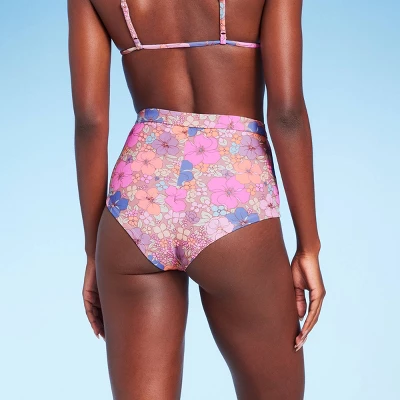 Women's Cheeky Boyshorts Bikini Bottom - Wild Fable™ Floral Print 6 Women's Cheeky Boyshorts Bikini Bottom - Wild Fable™ Floral Print - Image 4