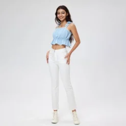Women's Lace Trim Cropped Cami Top - Wild Fable™ Light Blue -Thredup Fashion Shop GUEST fb91f3c0 ec91 40a3 bea6 005b53cbd0f0