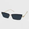 Women's Narrow Rimless Rectangle Cateye Sunglasses - Wild Fable™ Gold -Thredup Fashion Shop GUEST fc72aaa3 3657 41c3 b8c4 fed32c190e5d