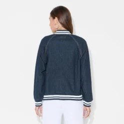 Women's Denim Varsity Jacket - Wild Fable™ 5 Women's Denim Varsity Jacket - Wild Fable™ -Thredup Fashion Shop GUEST fdda3dd6 b833 42d1 a9a1 cb2f8bf5224e