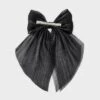 Bow Hair Barrette - Wild Fable™ Black: Fashion Clip, Solid Polyester, All Hair Types 2 Bow Hair Barrette - Wild Fable™ Black: Fashion Clip, Solid Polyester, All Hair Types -Thredup Fashion Shop GUEST fe4a6fdc 7b06 45d6 a2ef 2d185b971f96
